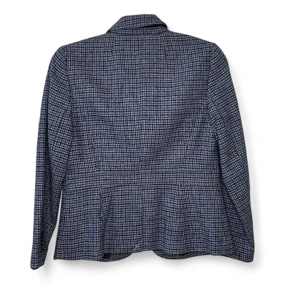 ⭐️ NWT Talbots Shetland Aberdeen Houndstooth Wool Blazer  Size 4PTattersall