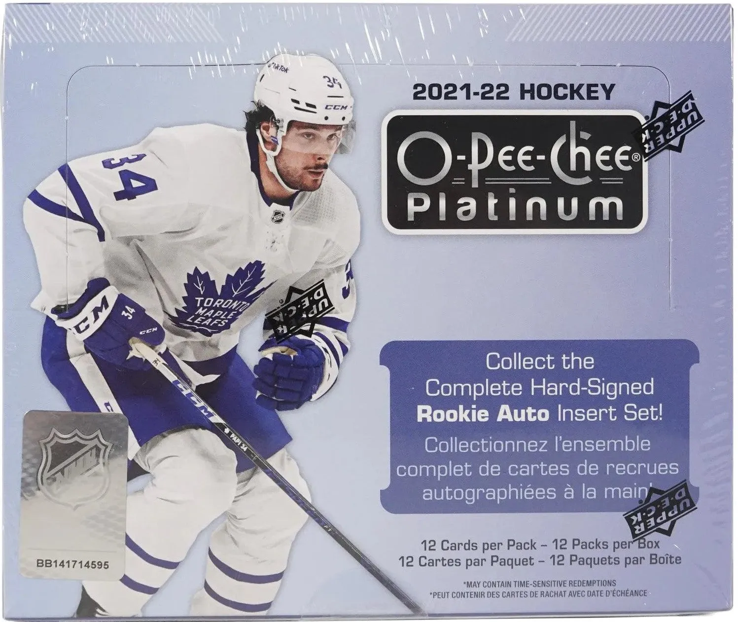 2021-22 O-Pee-Chee Platinum Hobby Box - Upper Deck