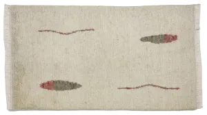 2'10" x 4'10" Indian Rug