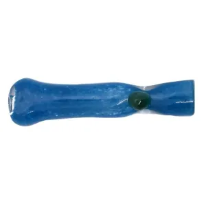 4" Chillum Frit Heavy Glass - Design May Vary - (1, 5, OR 10 Count)