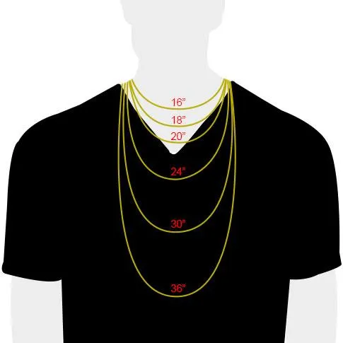 9mm Gold 925 Silver Italian Herringbone Chain