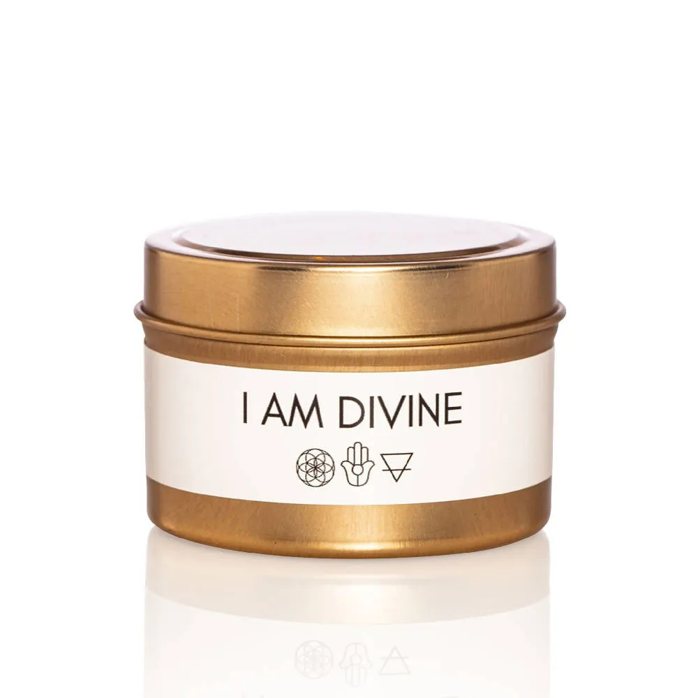 Adoratherapy I am Divine Soy Affirmation Candle