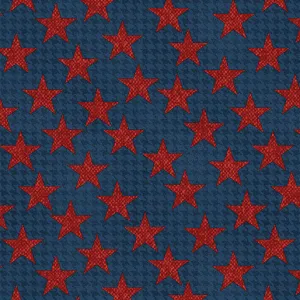 American Spirit Houndstooth Stars Blue
