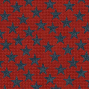 American Spirit Houndstooth Stars Red