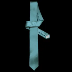 Aqua Skinny Tie