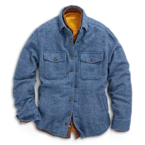 Back East Herringbone Shacket - Tall