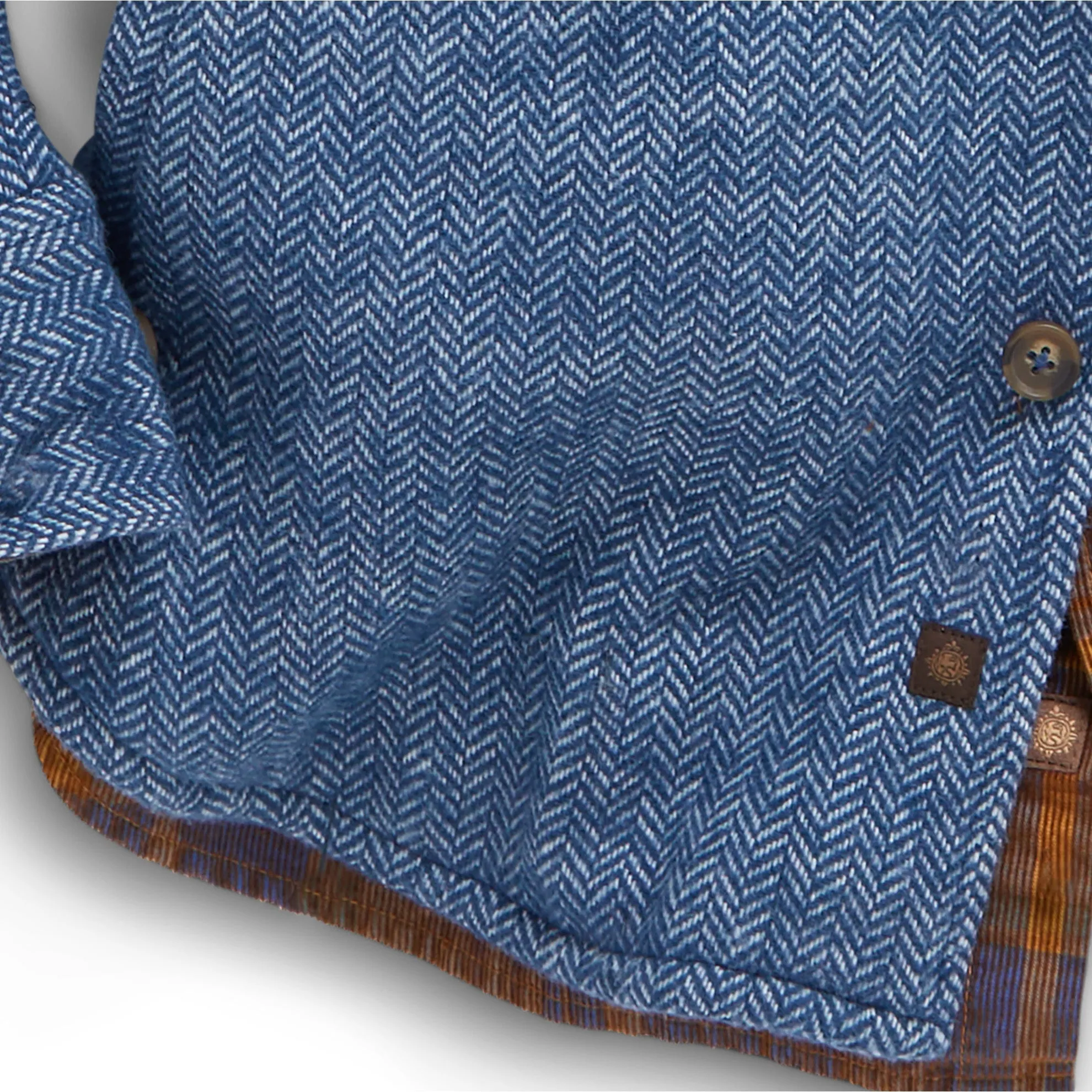 Back East Herringbone Shacket - Tall