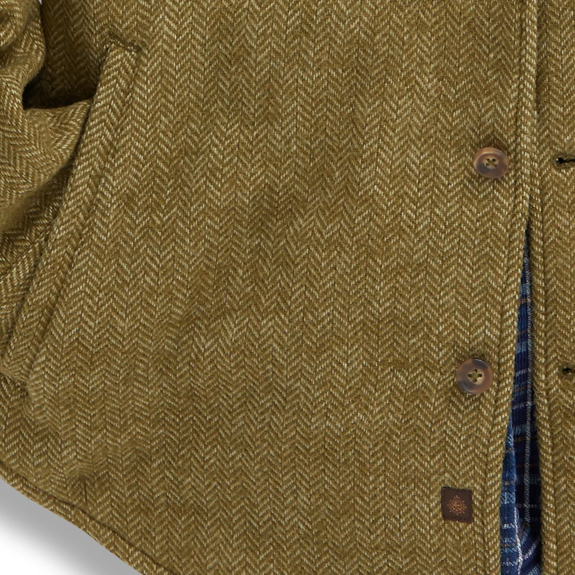 Back East Herringbone Shacket - Tall