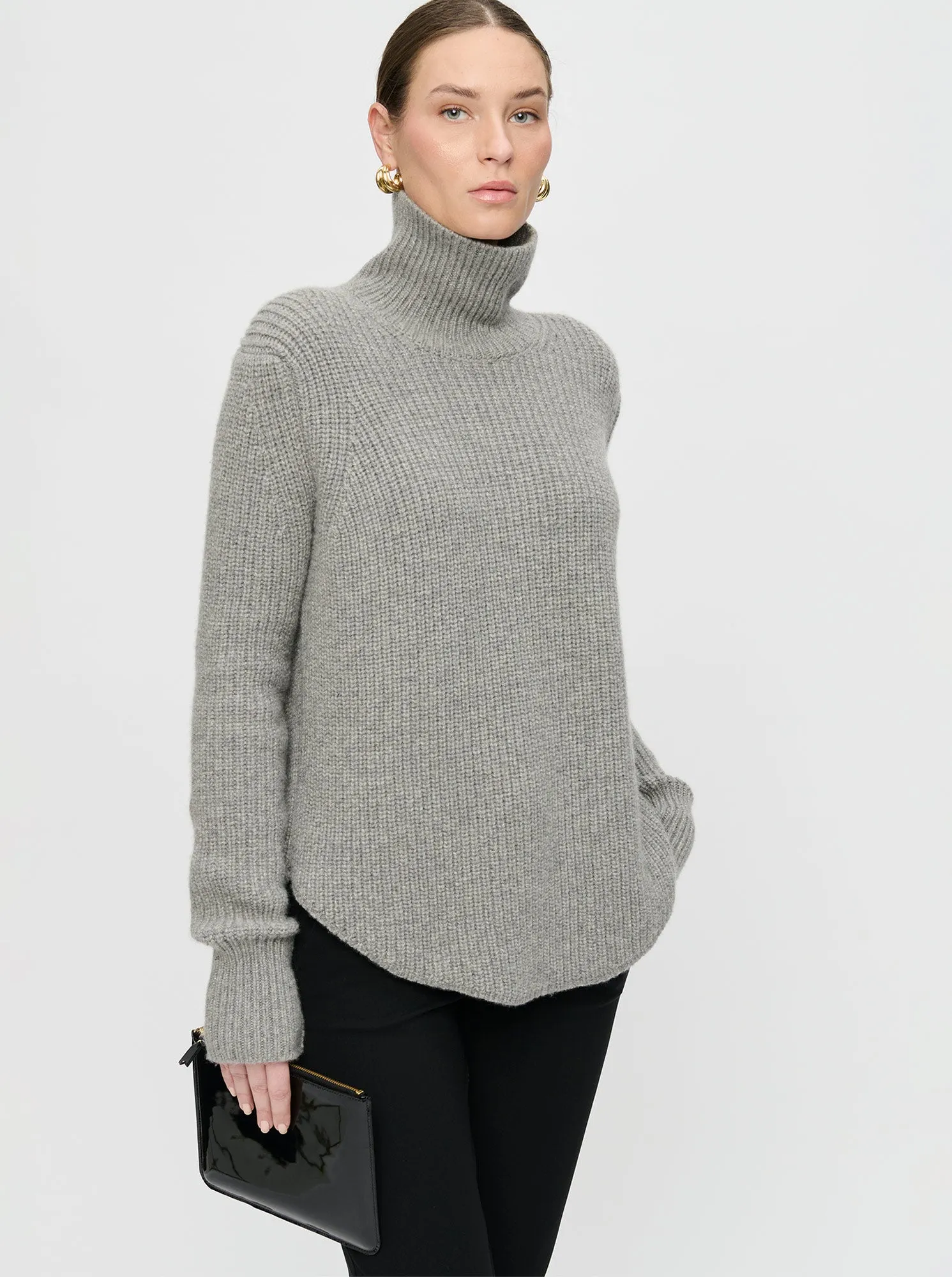 BARRIE Turtleneck sweater Grey