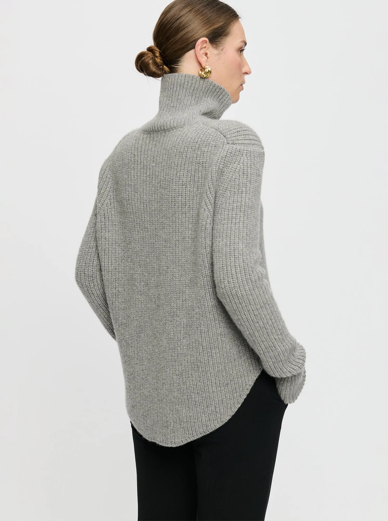 BARRIE Turtleneck sweater Grey