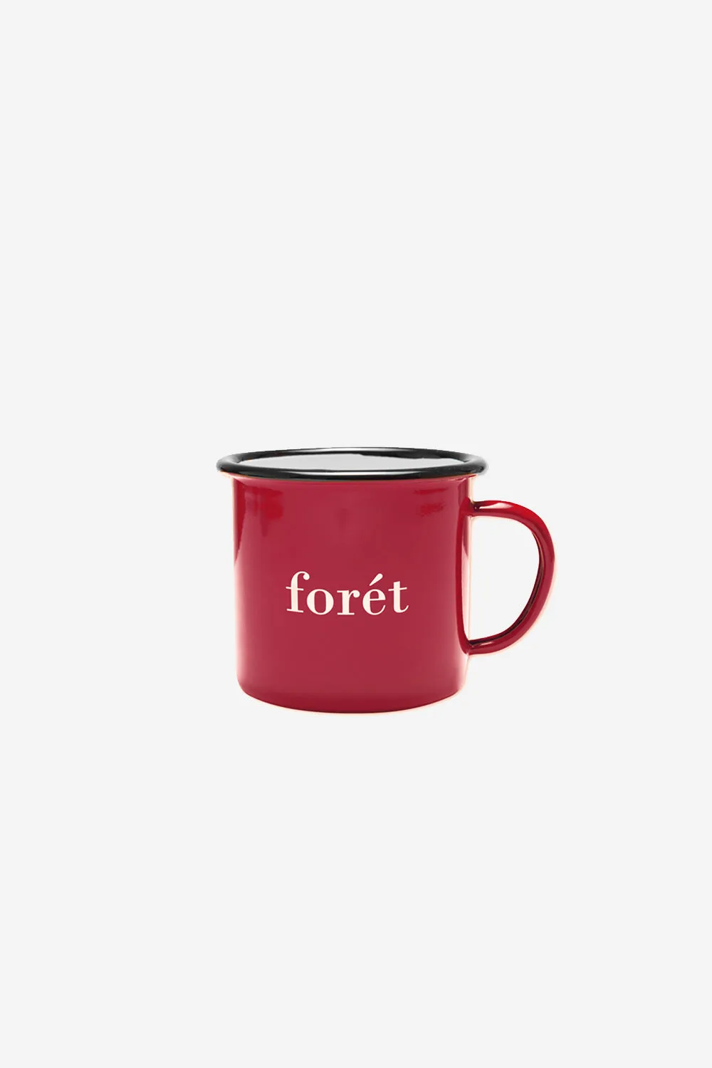Bean Enamel Mug Red