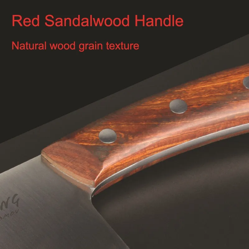 Big Bone Chopping Knife Stainless Steel Cleaver Chopping Kitchen Knife Cutting Pork Bone Cutlery
