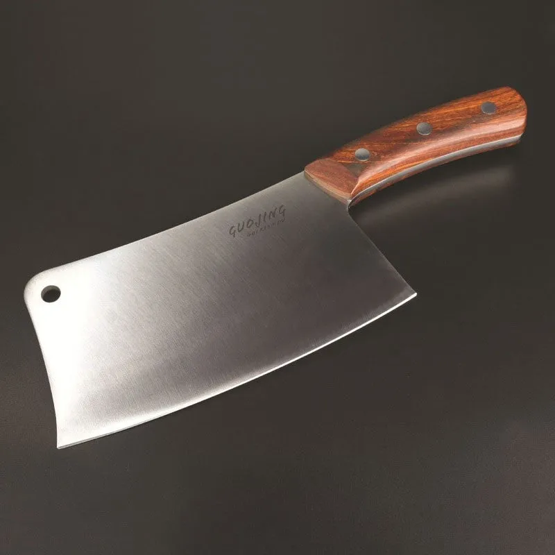 Big Bone Chopping Knife Stainless Steel Cleaver Chopping Kitchen Knife Cutting Pork Bone Cutlery
