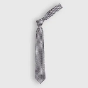 Black Houndstooth Tie