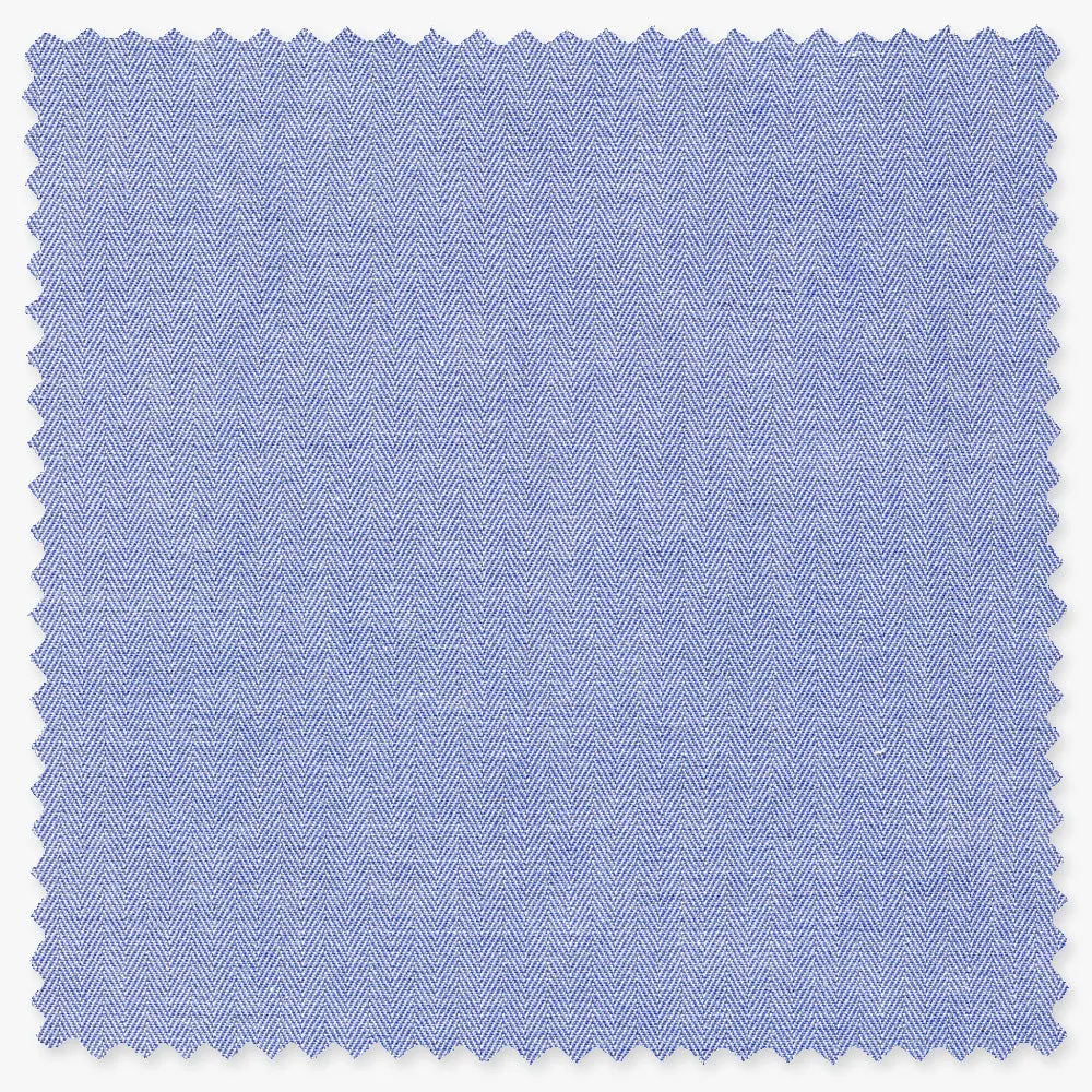 Blue Micro Herringbone
