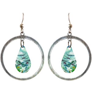 Blue Water Earrings by Shelter, Item #2695