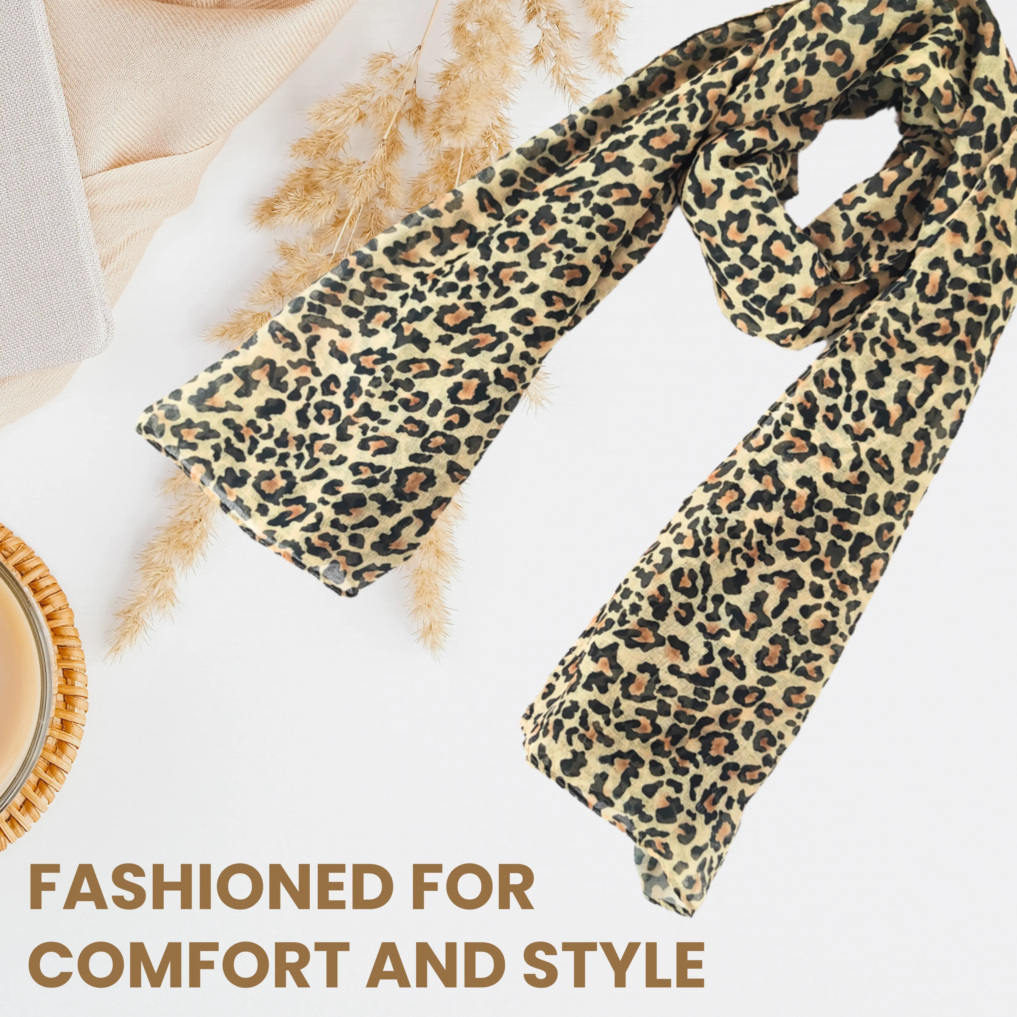 Bluhen Scarf - Leopard