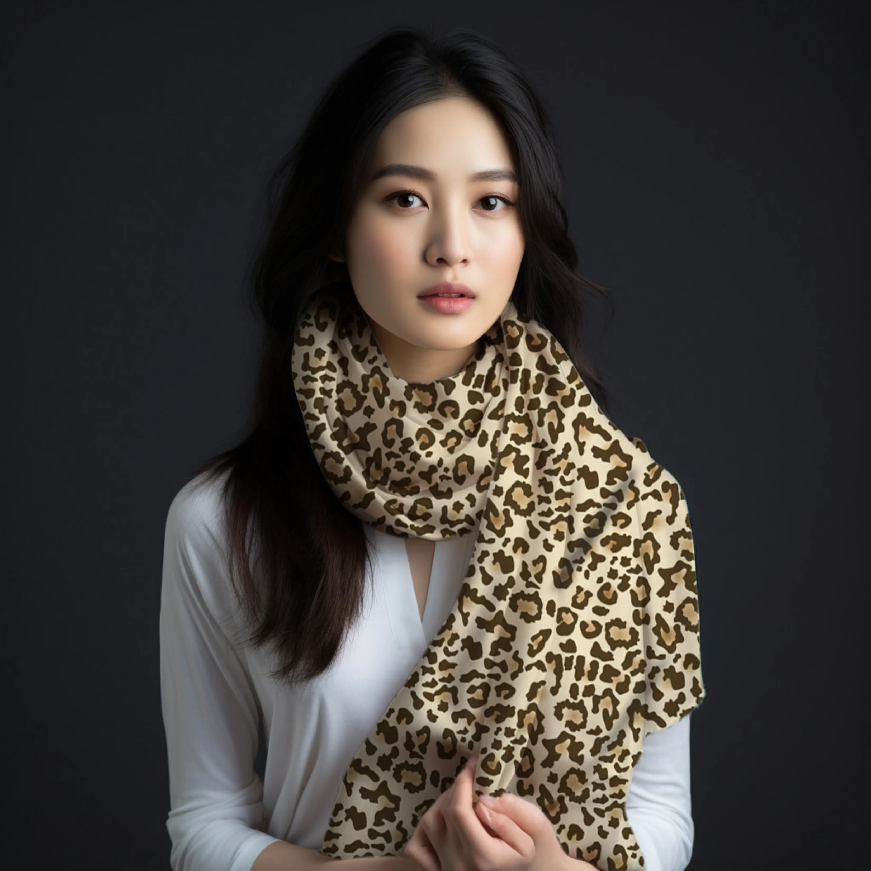 Bluhen Scarf - Leopard