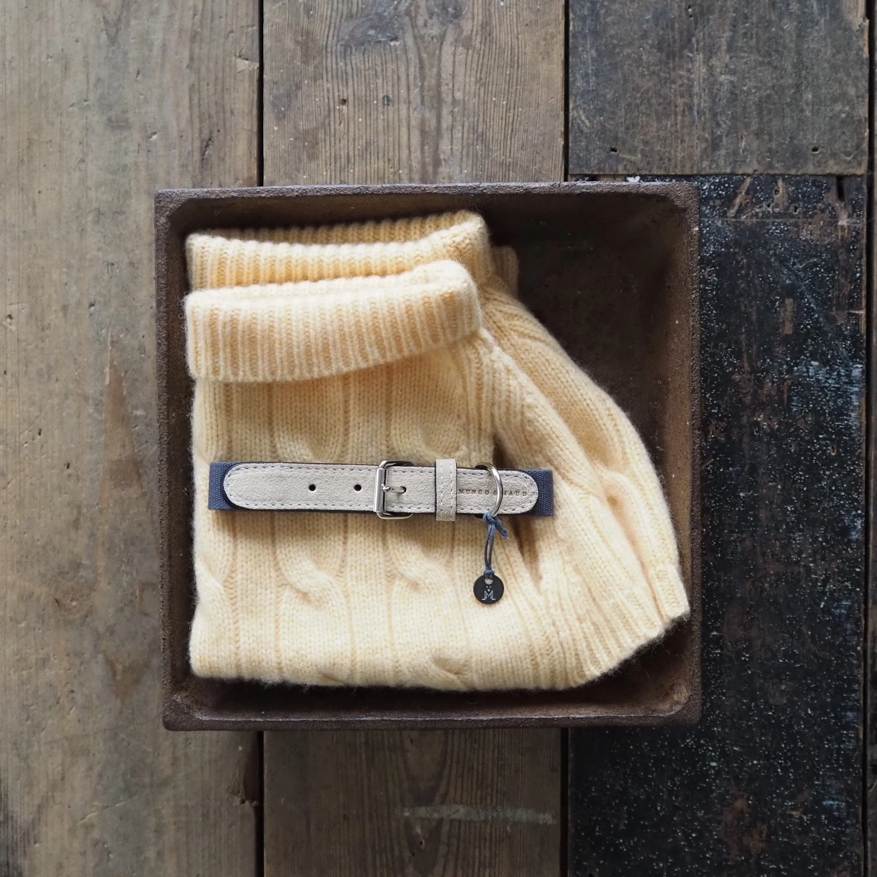 Cable Cashmere Dog Pullover