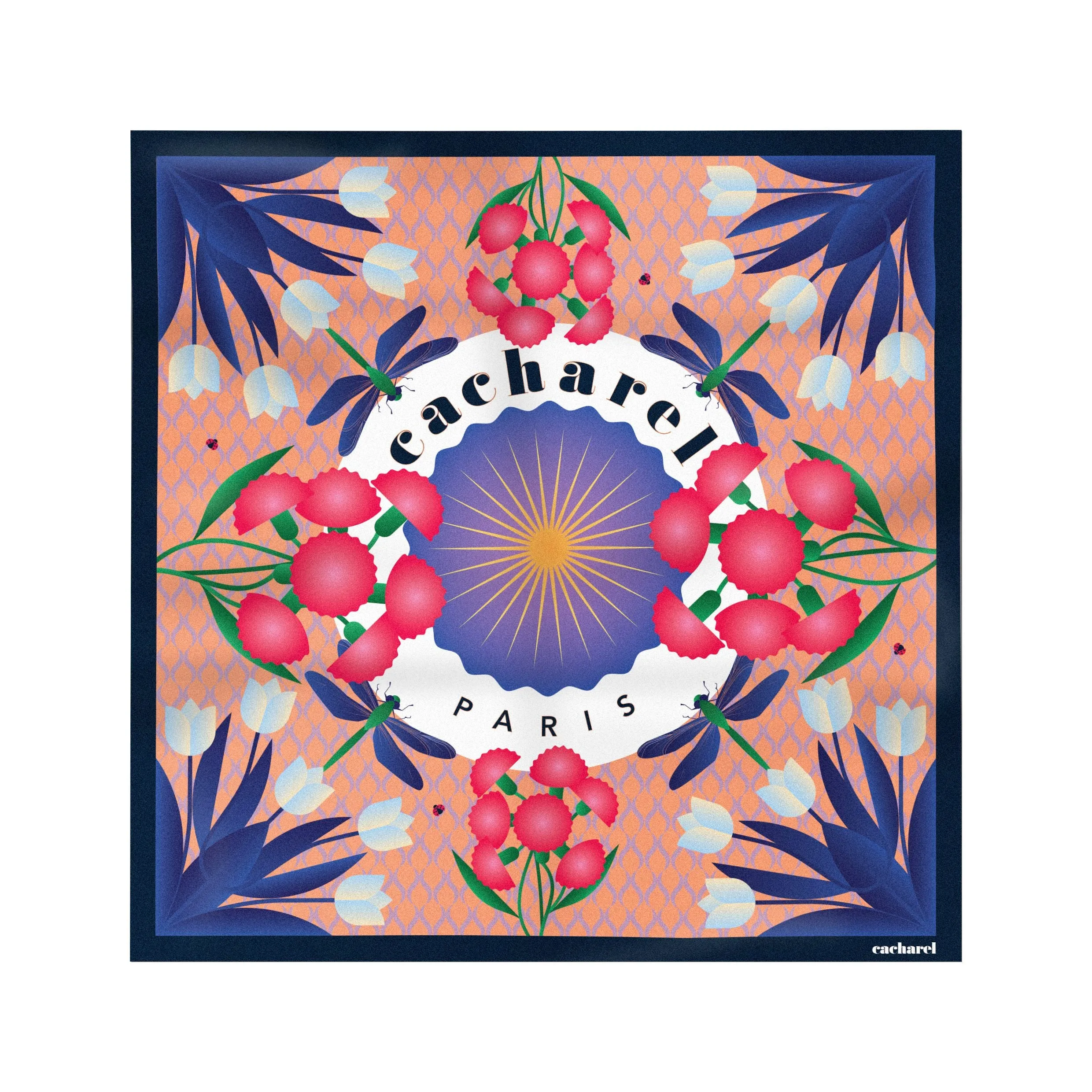 Cacharel CFM334N-Scarf Alix Navy