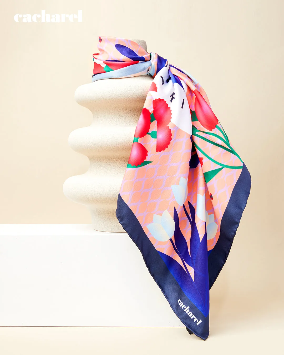 Cacharel CFM334N-Scarf Alix Navy
