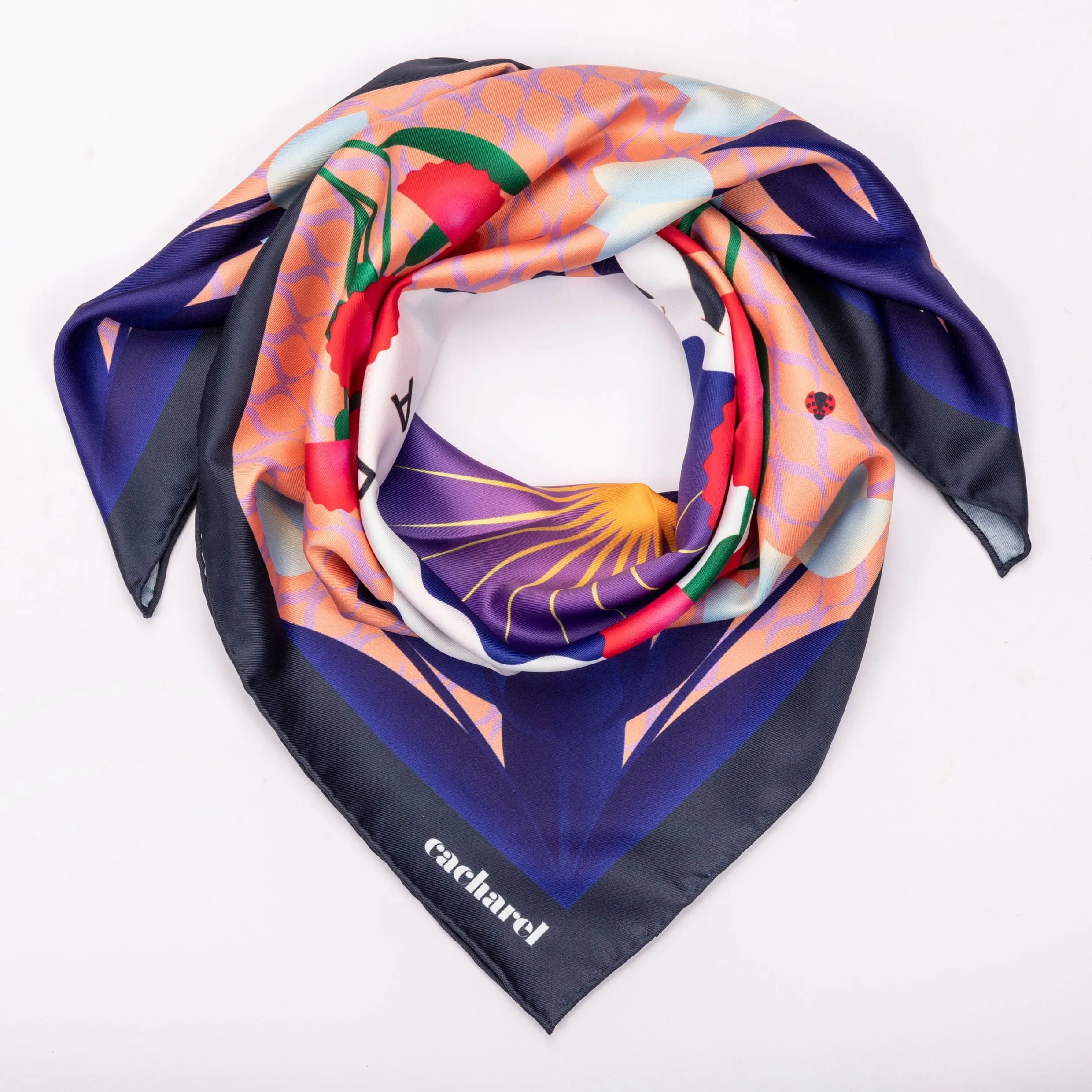 Cacharel CFM334N-Scarf Alix Navy