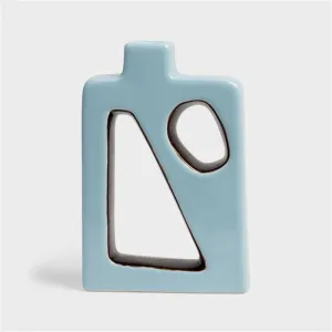 Candle holder flush blue