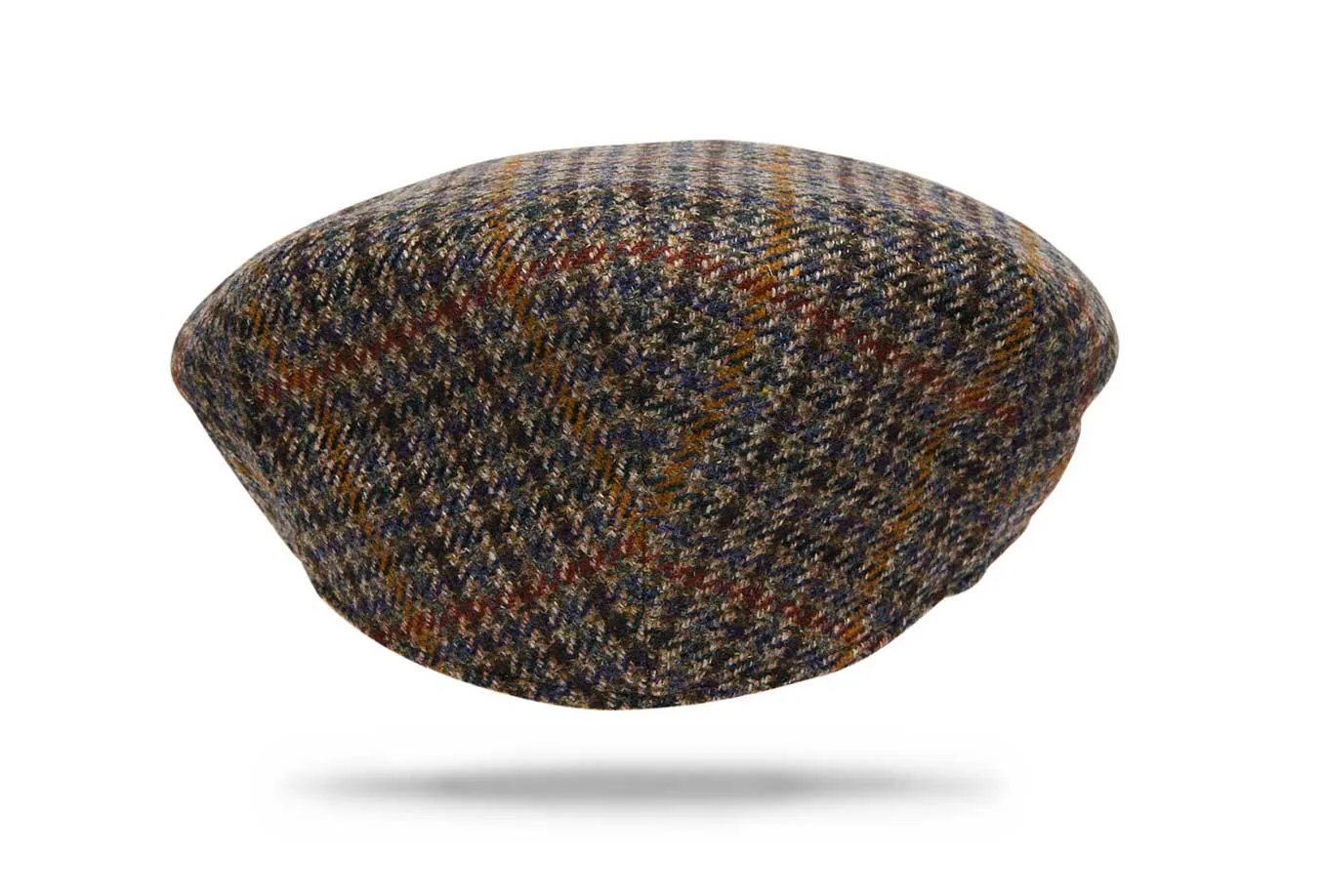 Cashmere Blend  Ivy Cap Brown Houndstooth