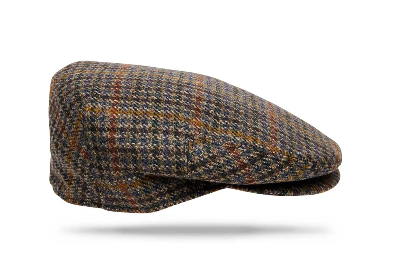 Cashmere Blend  Ivy Cap Brown Houndstooth