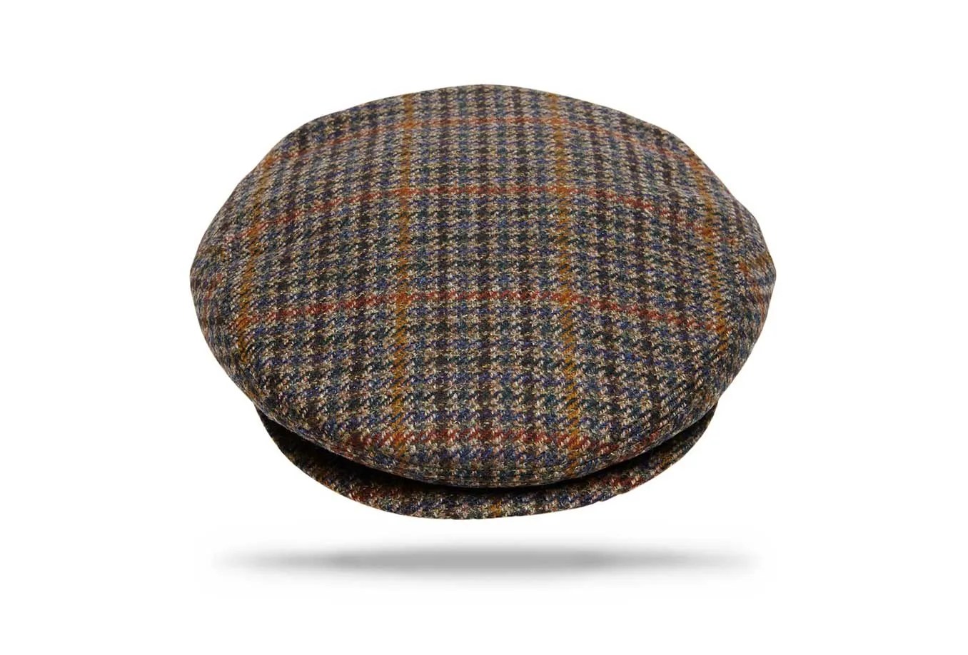 Cashmere Blend  Ivy Cap Brown Houndstooth