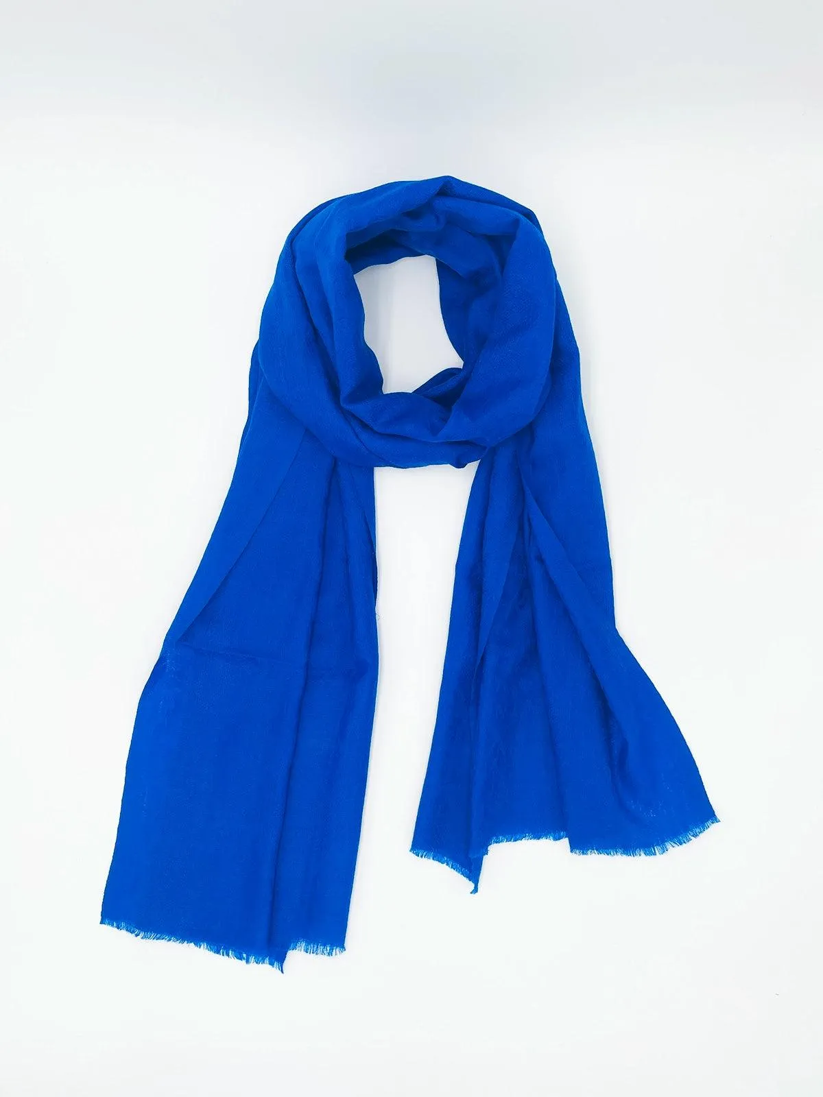 Cashmere Scarf - ROYAL BLUE