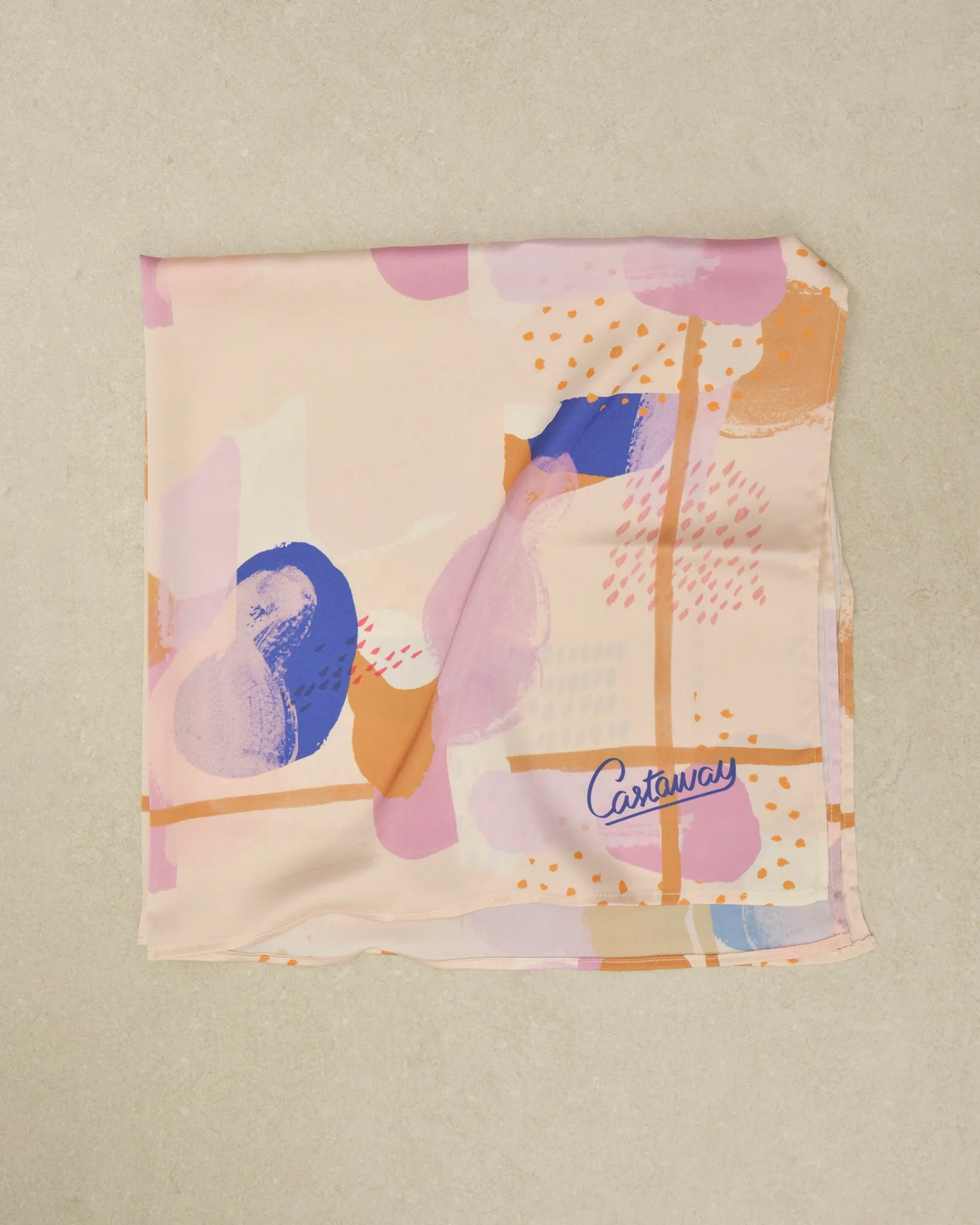 Castaway Mm Dreamy Artist Silk Scarf