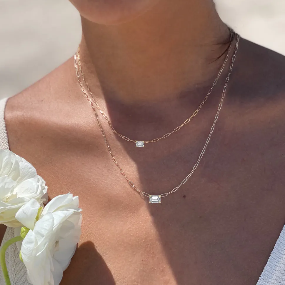 Charo Emerald Diamond Necklace
