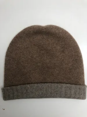 CL - Reversible Cashmere Beanie - Asstd.