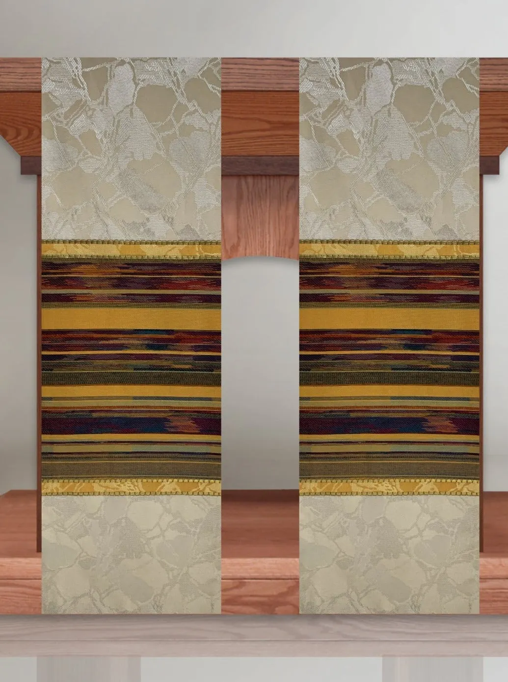 Classic Seurat Ochre Sample Altar Scarves