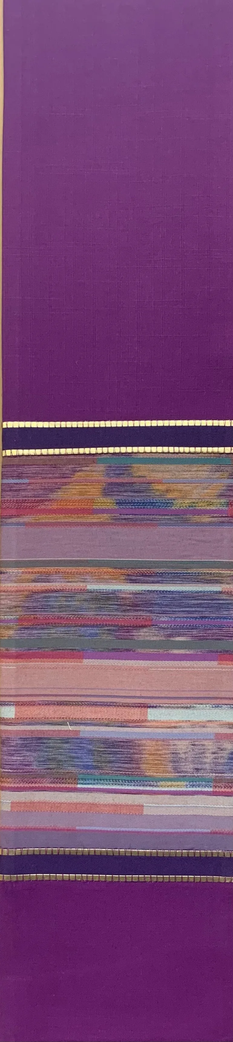 Classic Vista Purple Sample Altar Scarves