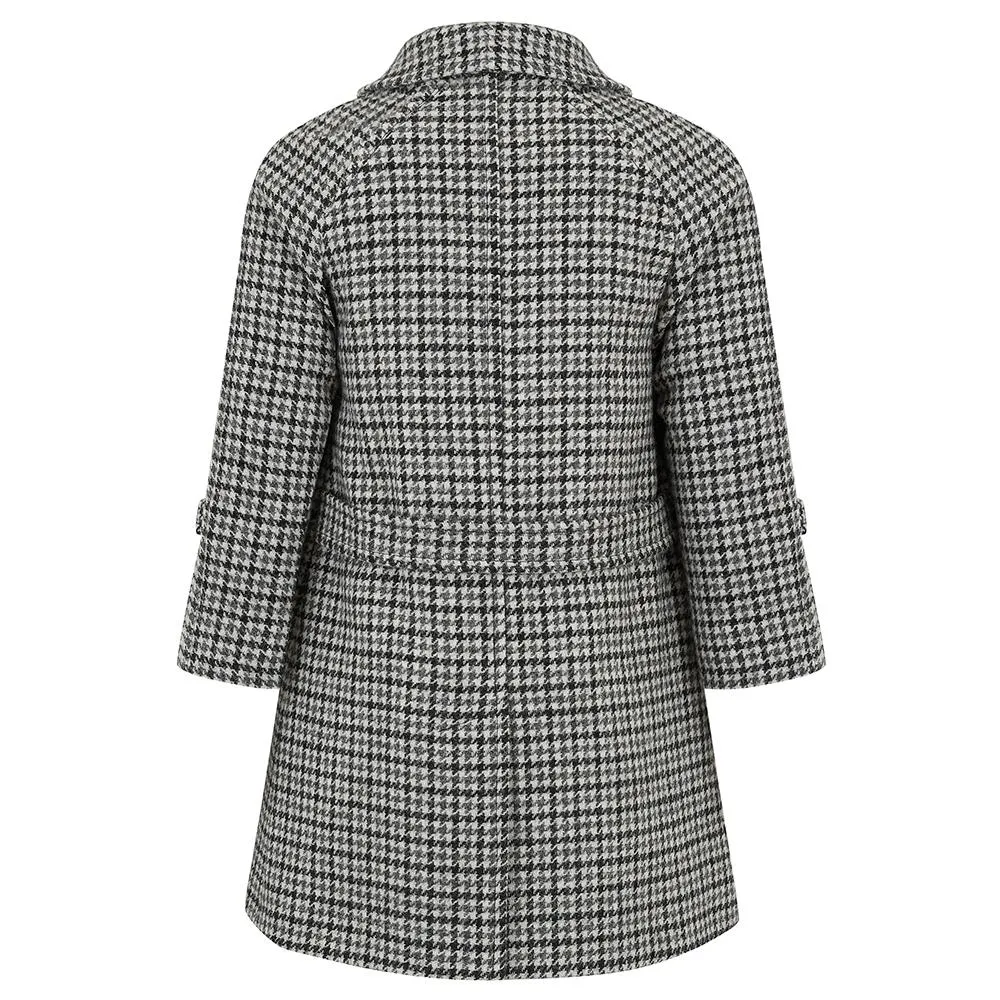 Clerkenwell Girls Bridge Coat - Farringdon Houndstooth