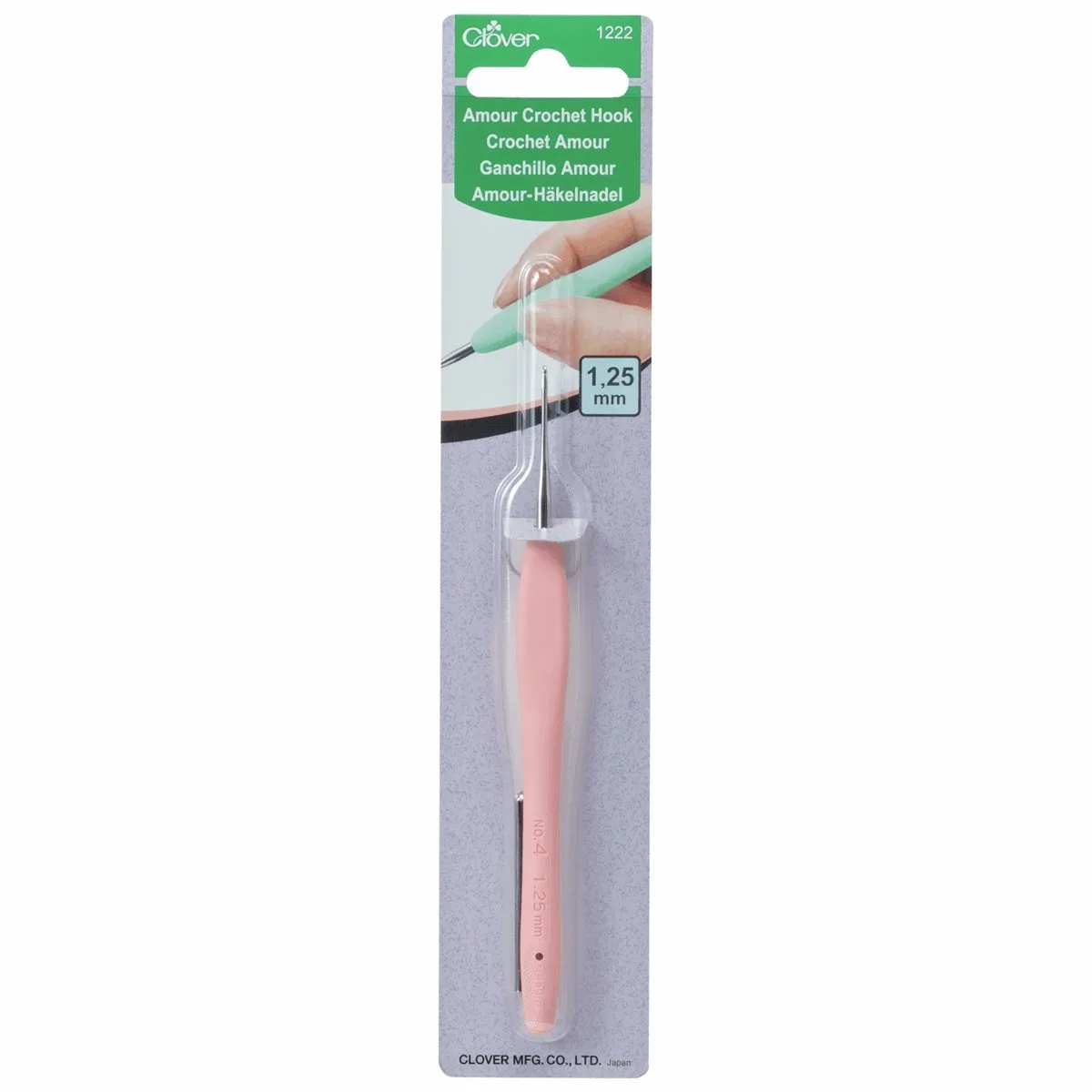 Clover Crochet Hook - Amour - 1.25mm