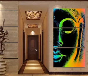 Colorful Abstract Buddha Canvas