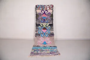 Colorful Moroccan Rug 3 x 9.7 FT - Vibrant Artistic Design
