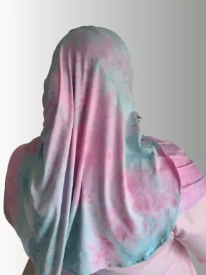 Cotton Candy double-loop instant hijab