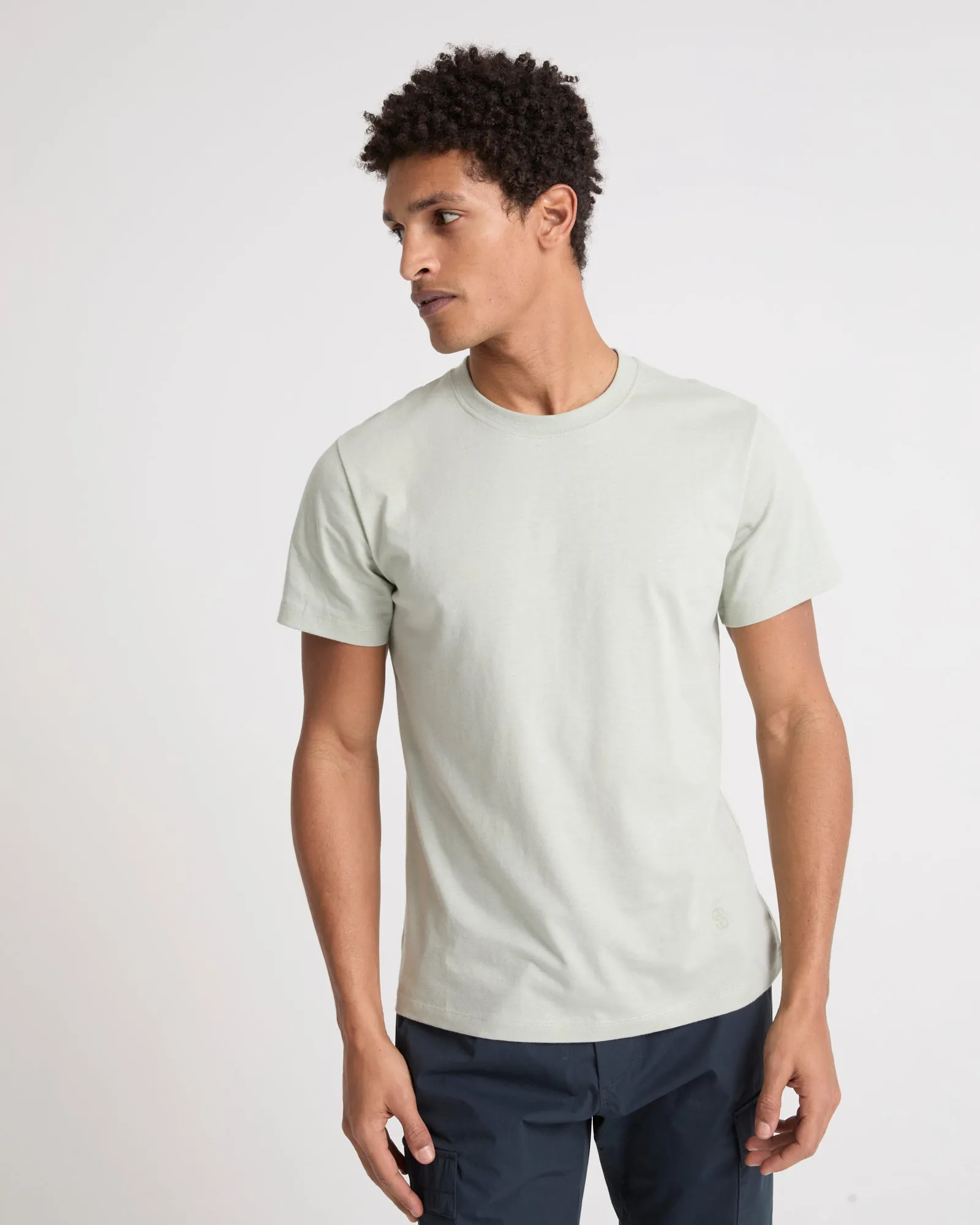 Cotton-cashmere jersey T-shirt