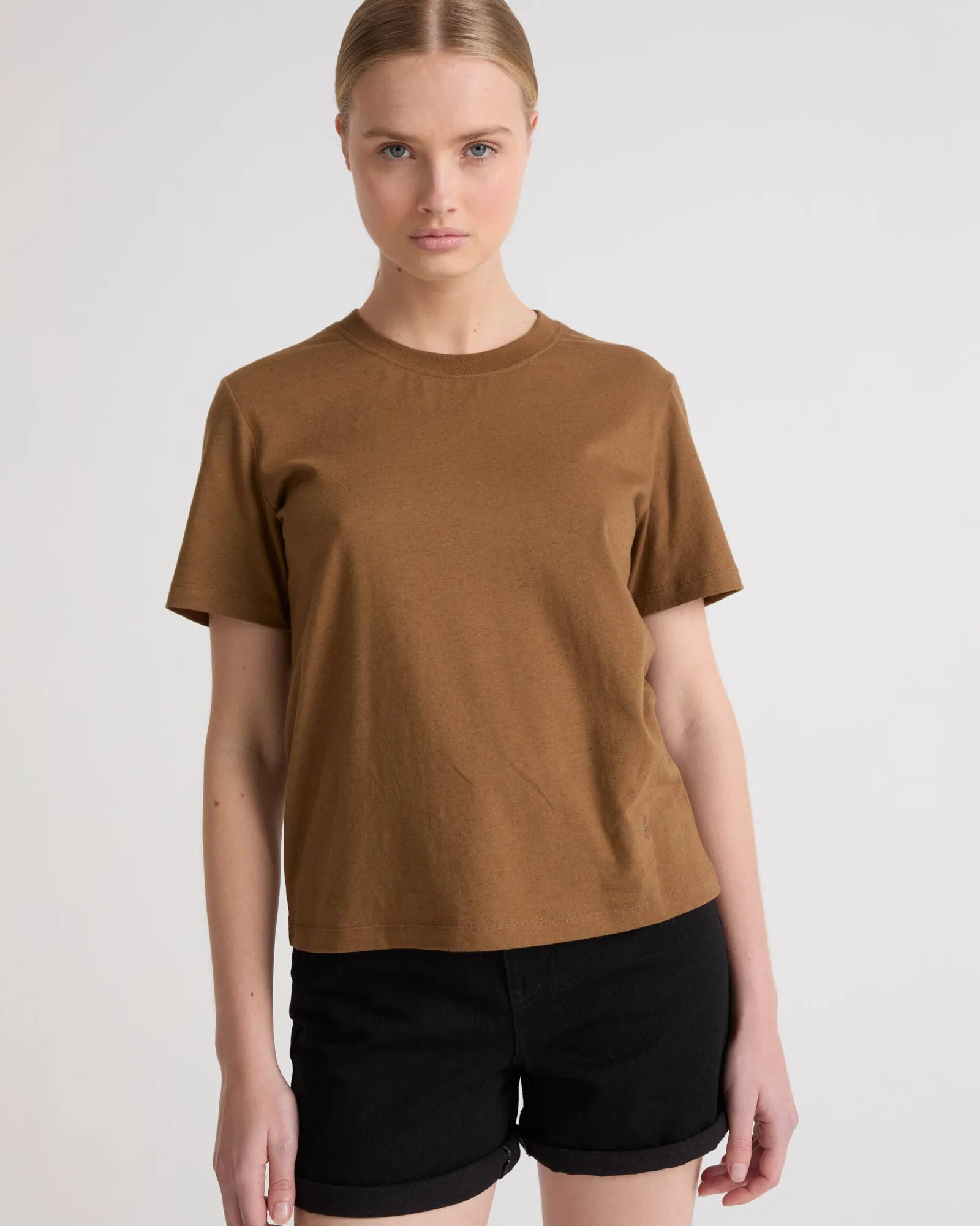 Cotton-cashmere jersey T-shirt