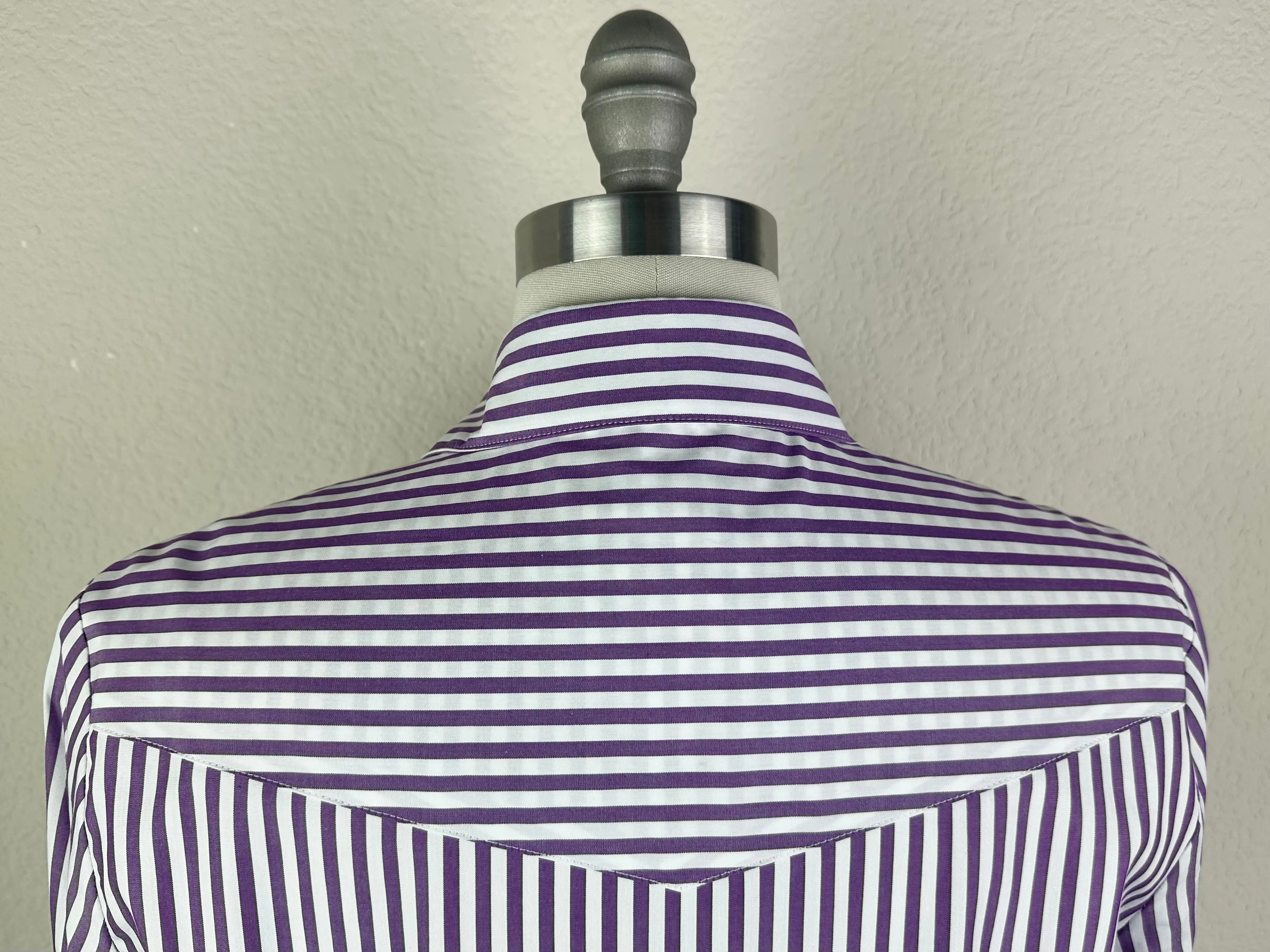 CR Tradition Purple and White Bengal Stripe - FINAL SALE
