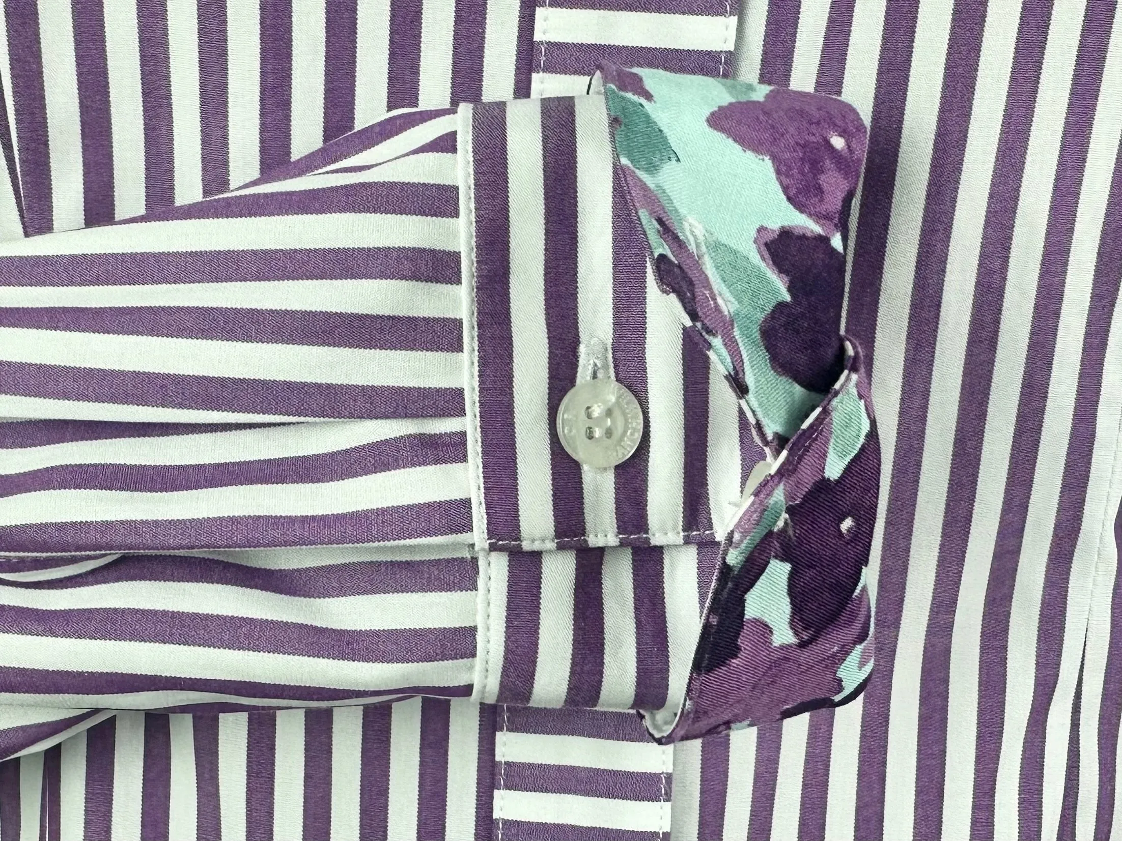 CR Tradition Purple and White Bengal Stripe - FINAL SALE