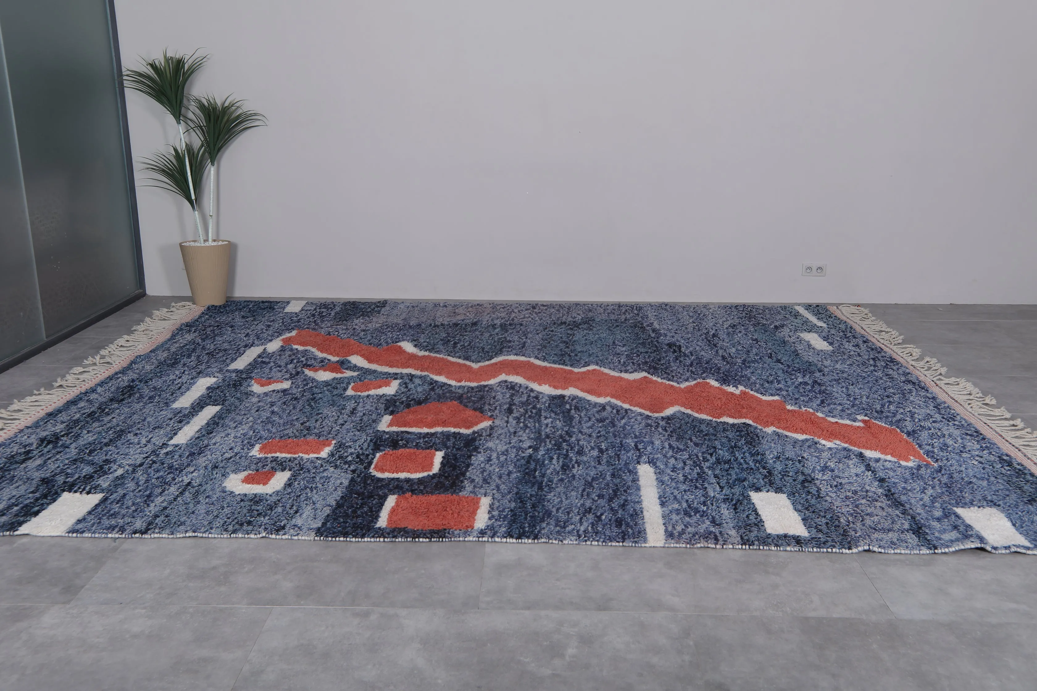 Custom handmade rug - Moroccan berber carpet - Wool rug
