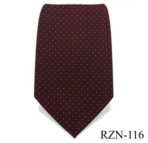 Dark Burgundy Pinhead Tie
