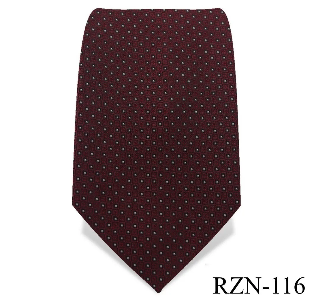 Dark Burgundy Pinhead Tie