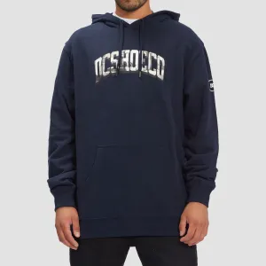 DC Blabac Stacked Pullover Hoodie Navy Blazer