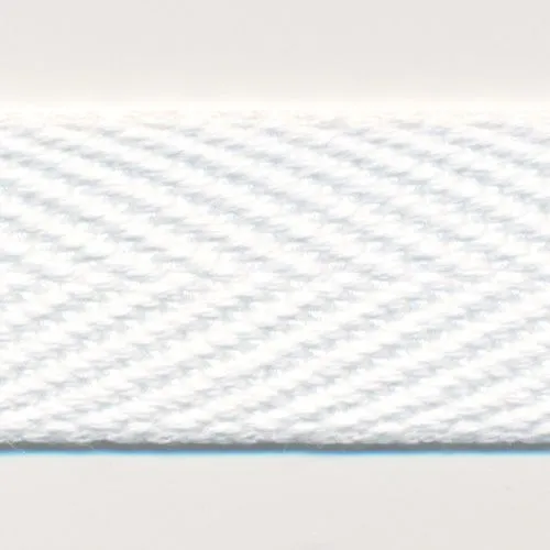 Denim Herringbone Ribbon #00 Ecru